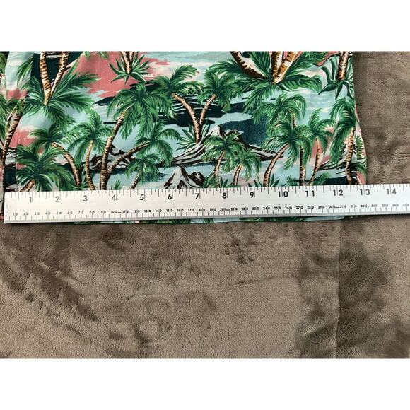 Monki Palm Tree's Hawaiian Wide Leg Women's Pants Viscose Size S - Picture 6 of 8